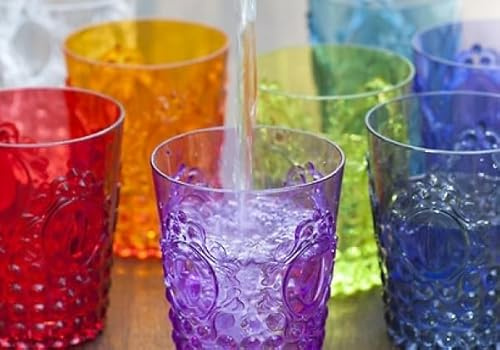 Baci Milano set sei bicchieri acqua colori assortiti Baroque & Rock Anniversary