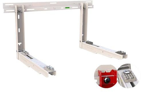 Wandkonsole Leonardo SL-L500 in weiß, Wandhalterung für Split Klimaanlage Aussengerät bis 130kg