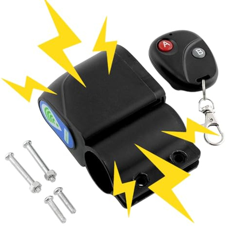 Système d'alarme antivol pour vélo | Alarme de vélo | Alarme bruyante pour scooter avec télécommande, alarme sans fil pour moto, étanche, système d'alarme de sécurité du véhicule, alerte de véhicule