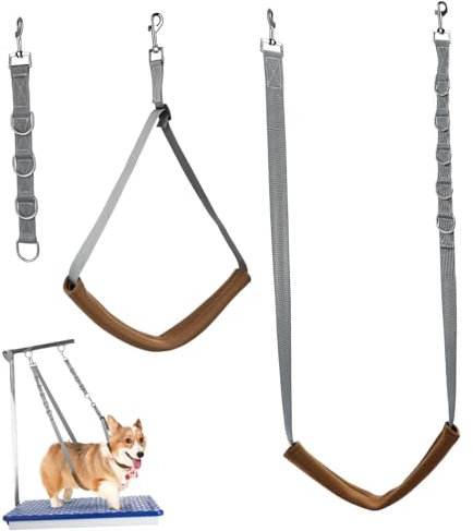 BELLIFFY Hundepflegeset 1 Set Badegurte Verstellbare Leine Für Den Pflegetisch Tierbedarf Drehclip Und Nylongurte