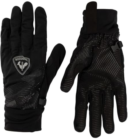 Rossignol Herren Damen Handschuhe XC Active Unisex Skihandschuhe, Farbe:Schwarz, Artikel:-200 black, Größe:M