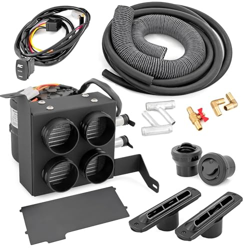 Rough Country Cab Heater for Can-Am Defender HD 8/HD 9/HD 10 (2016-2024) - 12V UTV Heating System, Fast Cabin Warm-Up & Defrost