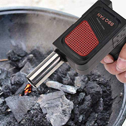 RASTKY Tragbarer Grill, Elektrisch, Grillgebläse für Outdoor, Camping, Picknick, Grillgebläse, Grill, Kochwerkzeug, Holzkohlegrills, ohne Batterien