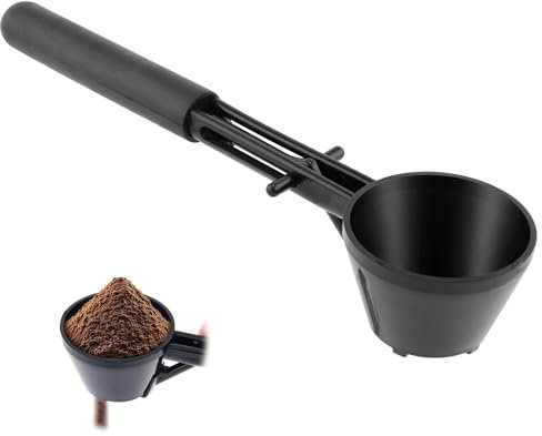 Cuchara Medidora Gramos, Color Negro Accesorio para Proteínas Cuchara Ideal para Café Alimentos y Bebidas Deportivas