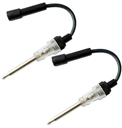 Cabilock 2pezzi Tester Accensione Per Auto Due Fori Strumento Diagnostico Per Bobine e Candele Rilevatore Scintilla Durevole e Pratico Per Test Rapido Impianto Di Accensione Cilindro