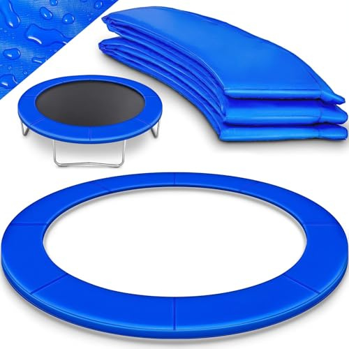 Avernest Trampolin Randabdeckung,Ø 305 cm,Extra Dicke Randabdeckung,Randabdeckung 100% UV-beständig & wasserabweisend,reißfest Federabdeckung inkl,Outdoor Wetterschutzplane,für 305