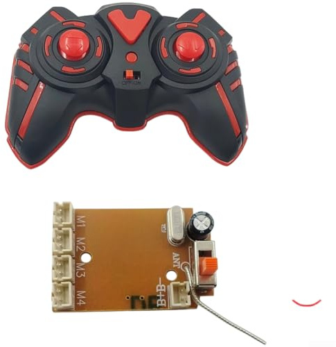 Placa de circuito de control remoto de siete canales de 2.4G, módulo receptor inalámbrico de 6 canales para electrónica de coche RC, pieza de actualización de PCB automotriz con estable y fácil