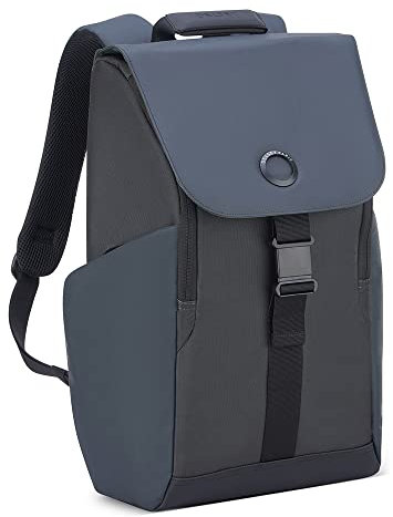DELSEY PARIS - Securflap - weicher Rucksack - 45 x 31 x 14 cm - 21 Liter - S - Schwarz