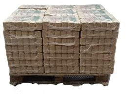 Hotblocks 12pack Eco friendly wooden briquettes. 72 packs per pallet 864 briquettes. Approx 750kg.