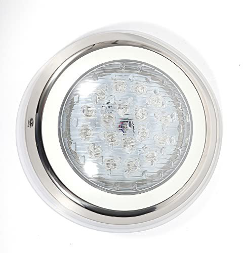 MooBeey 12V 54W Poolbeleuchtung Unterwasser LED-Lichtquelle Mit Fernbedienung, 7 Farben Multi Farbwechsel Poolbeleuchtung mit 12 Modi, Pool Beleuchtungen Unterwasser Pool mit Dichtungsring