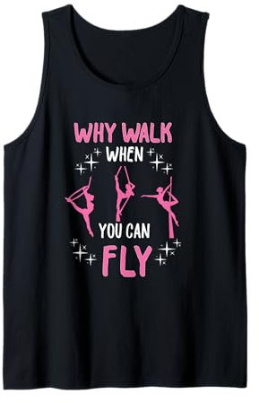 Warum laufen, wenn man fliegen kann? Aerial Silks Dancer Tank Top