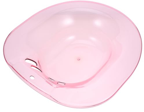 VALICLUD Bidet Für Pflegebecken Wc-sitz-badewanne Nützliches Sitzbadebecken Sitzbad Einweichen -sitzbadbecken Älteres Sitzbadebecken Damen Sitzbadewanne Sitz Bad - Prt Rosa