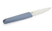 Woll – Cutting Edge Gemüsemesser 9 cm – Küchenmesser aus deutschem Edelstahl DIN 1.4116 – ergonomischer Griff blau – langlebiges & scharfes Messer für Gemüse
