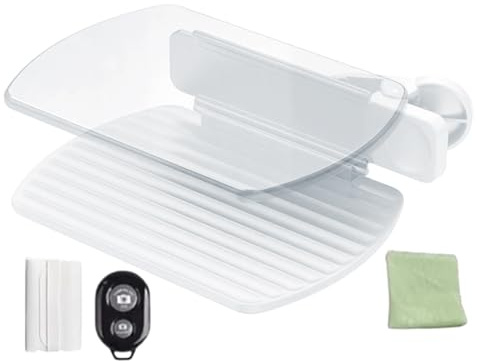 Fruusv Smartphone Camera Mirror Reflection Clip Kit - Portable Phone Mirrors Attachment for Travel, Vertical Horizontal Angle Accessories with Easy Mount for Home, Studio, Outdoor, Photography