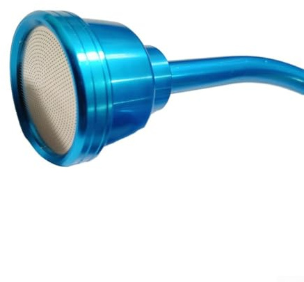 Bacchetta per irrigazione con 1000 fori per giardino, corpo in alluminio con manico in gomma, controllo del pollice on/off, tubo da 60 cm per piante, arbusti, prati, da appendere