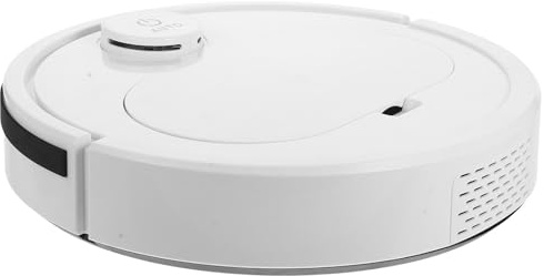 TOPBATHY Aspirateur Robot Automatique Blanc Es350 Nettoyage Sols Durs et Tapis, Démarrage Tactile Usb, Aspiration Puissante pour Maison, Balayeur Intelligent Polyvalent