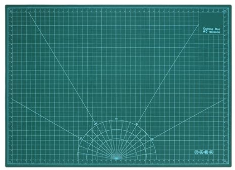 1 tapis de découpe rotatif auto-cicatrisant double face A0 super grand format, planche à découper for travaux manuels, couture, tissu, scrapbooking précision