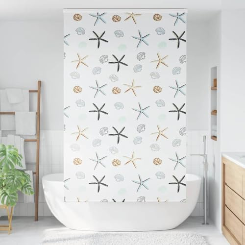 Water Resistant PEVA Cassette Roller Blind Privacy Bathroom Wall Mounted