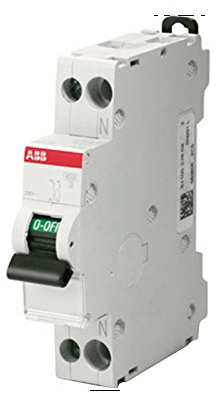 ABB Interruttore Automatico Magnetotermico 1P+N 4,5 Ka Curva C 1 Modulo Din SN201LC20 20 Ampere