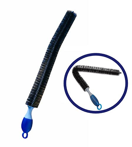 AON Multi-Purpose Flexible Bendable Long Reach Nylon Bristle Brush Duster Cleaning Tool Kit for Radiator, Heater, Car Engine, Vent, Drains or any Wide and Narrow Place