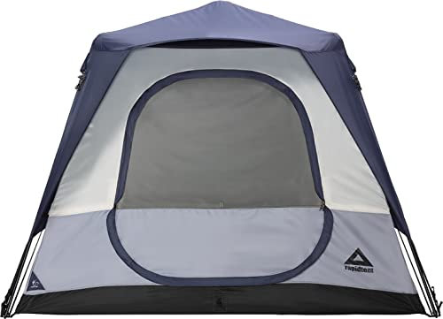Caddis Rapid 4 Person Tent Outdoor Camping Equipment Pop Up Tent Camping Tent Quick Frame for Easy Setup, 4 Person Capacity Tents for Camping
