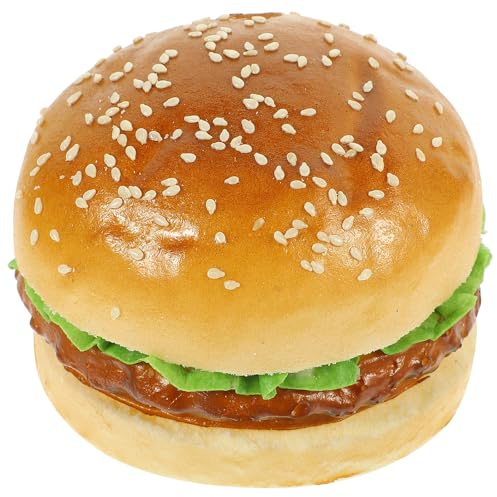 Didiseaon Künstliche PU realistische Burger Figur gefälschte Lebensmittel Brot Modell Fotografie Requisite für Küche Party Dekor