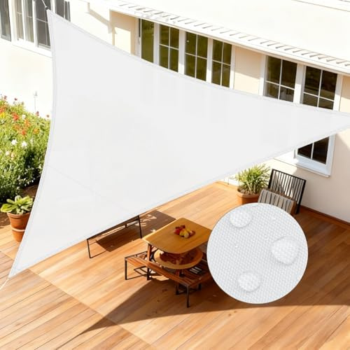 LOVE STORY Sonnensegel Dreieckig 5x5x5m Wasserdicht UV95% für Balkon