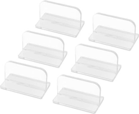 Tonysa 6 Stück Aquarium-Abdeckungsgriffe, Acryl-Aquarium-Abdeckungsgriffe, Ersatz für die Meisten Aquarium-Abdeckungen, mit Griffkleber, Sicherer Halt und Langlebig