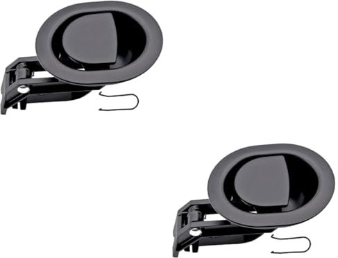 CIYODO 2 Sets Ersatz Liege Hebel Schwarz Griff Für Sofa Stuhl Sofa Massage Liege