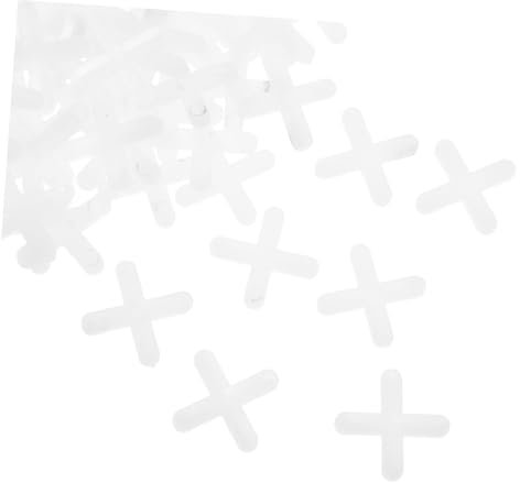 Gadpiparty 1000pcs Tile Cross Leveler Plastic Spacer Tile Leveling System Clip for Porcelain Flooring Installation