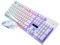 SHINEOFI 1Ensemble Clavier Souris de Jeu Filaire USB Clavier Mécanique Lumineux avec Souris Ergonomique Kit Gaming pour PC