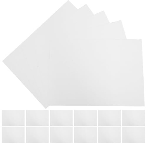 MUELODSIC 20 Stück Löschpapier für Blumenpresse Saugfähiges Pflanzenpresspapier Weißes Bastelpapier für Selbstgemacht Trockenblumen Schnelles Trocknen und Farberhalt