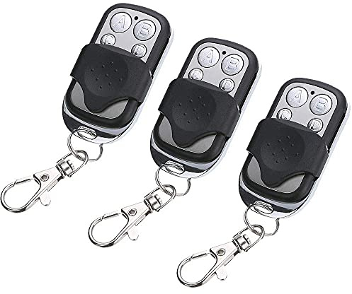SLS SHOP 3X Telecomando per Cancello Automatico Universale, 433,92 MHZ, Codice Fisso,3 PEZZI