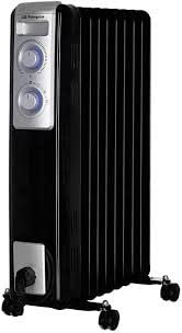 Radiador de aceite 11 elementos térmicos. Tres potencias de calor: 1000W-1500W-2500W. Termostato regulable.