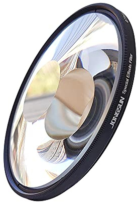 JONGSUN Wirbelverzerrung Prisma Spezialeffektfilter 77mm FX Glass Glare Widescreen Film Anamorphotische DSLR Video Fotografie Kamera Zubehör (Vortex Distortion)