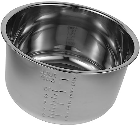 UPKOCH Liner De Cuiseur À Riz En Acier Inoxydable Universel En Acier Inoxydable Pour Revêtement Accessoires De Cuiseur À Riz Récipients Pour Casseroles