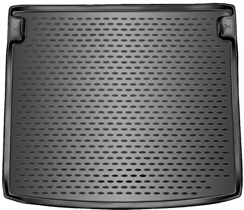 ELMASLINE 3D Kofferraumwanne für Seat Leon 3 ST (5F) 2013-2020 | oberer Ladeboden | Sportstourer/Kombi | Kofferraummatte Zubehör - Nur für Kombi/Sportstourer