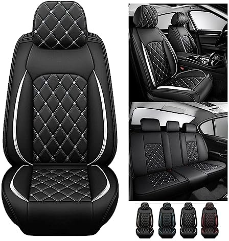 SitzbezüGesets Für Dacia Dokker/Duster/Duster Van/Jogger Extreme/Lodgy 2000-2023,Schonbezug Leder,Autositz-Auflage Universal Leder Auto-SchonbezüGe Wasserdicht Sitzschoner,PU Leder Sitzschoner ( Color