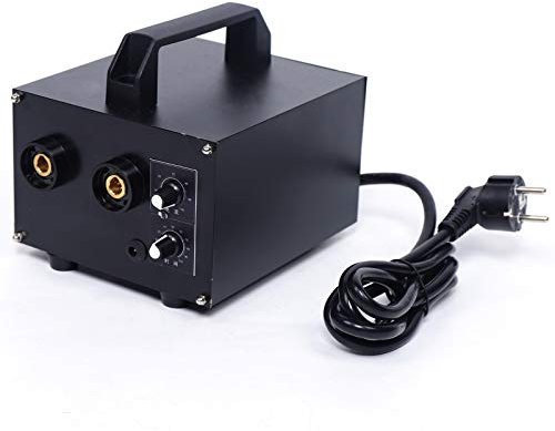 Punktschweißgerät 6700W, Spot Welder 1600A mit Aluminiumgehäuse Einstellbare Zeit Temperaturschutz Einstellbare Schweißgeräte für Elektrowerkzeugbatterien Modellbatterien
