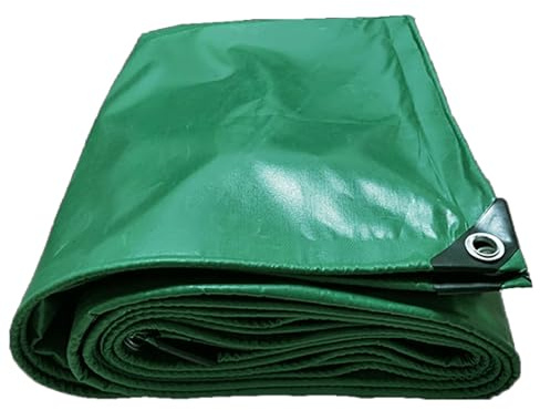 Telone per Impieghi Gravosi Telo Impermeabile Protezione UV Multiuso per Il Campeggio, Personalizzabile Qulamrdk (Color : Green, Size : 5x8m)