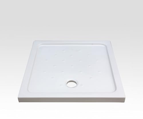 Rue Du Bain - Receveur de Douche Carré 90x90 cm - Céramique Blanc- Ankara