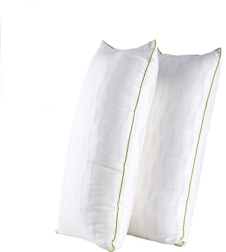 HKYLRAN Bedding - Juego de 2 almohadas para dormir (40 x 80 cm, transpirable)