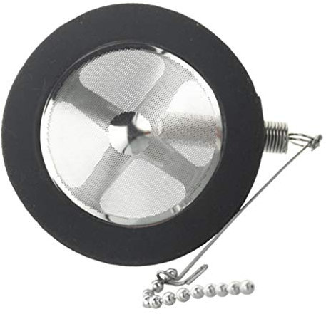 Filtre à café permanent en acier inoxydable pour cafetière à siphon, diamètre 6 cm