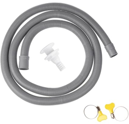 Upgrades Drain Hose Extension for Washing Machines 2M General Washing Machine Dishwasher Set Hose Set