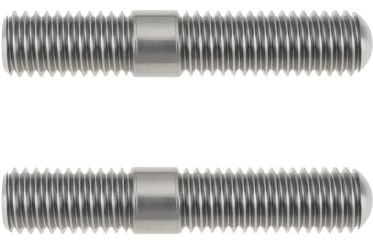 ECSiNG Lot de 2 goujons à double extrémité M8 x 43 mm en titane 0835080276 compatible avec KTM