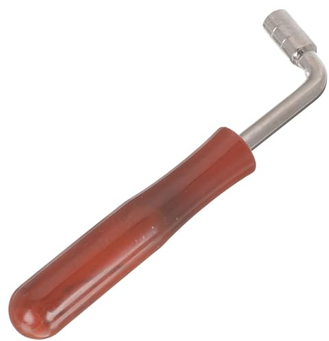 Garneck Praktischer Dulcimer Stimmschlüssel und Metall zur Präzisen Tonabstimmung für Hackbrett Instrument Zubehör in Braun Modell 401 und 402