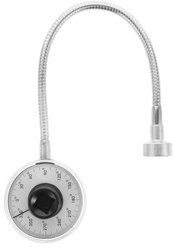 OFFIGAM Goniometro e Quadrante a Misurazioni Precise per 1/2 in Argento Chiave Dinamometrica in Officina e Macchinari