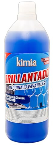 KIMIA Abrillantador Lavavajillas Máquina Concentrado 1L - Hasta 100 Dosis | Brillo Espejo, Secado Rápido y Antical