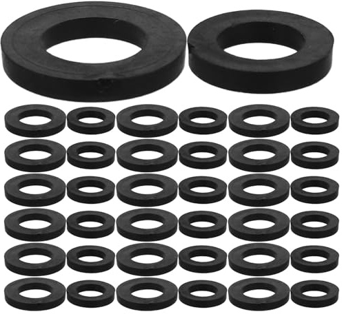 OSALADI 100 st gummibricksats: O-ringspackning 1/2 3/4 tum för badrums- och köksblandare, vattenrörskoppling, duschslang - ersättning för VVS
