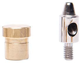 GETMORE Parts Lochwerkzeug, Locheisen, Lochpfeife für Ösenpresse, Spindelpresse - Stahl, 4 mm